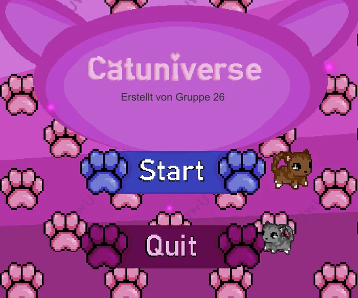 Screenshot of Catuniverse